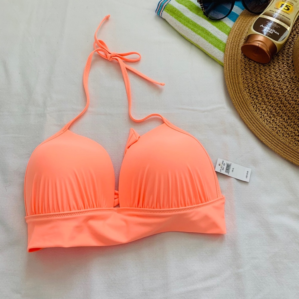 Vibrant Orange Bikini Top